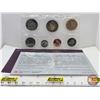 Image 1 : RCM 1952-2002 Golden Jubilee Special Edition : Uncirculated Set of Canadian Coinage (COA #46301) (SE