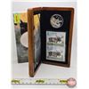 Image 1 : RCM 2004 : $5 Limited Edition Stamp & Coin Set : The Majestic Moose (COA #04142) (Fine Silver Proof 