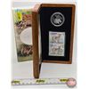 Image 1 : RCM 2005 : Limited Edition Stamp & Coin Set : White-Tailed Deer & Fawn (COA #20878) (Fine Silver Pro