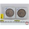 Image 1 : USA Morgan Dollars (2): 1896; 1921D (SEE PICS!)  (Listing & Descriptions are a GUIDE ONLY and are su