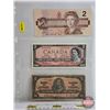 Image 1 : Canada $2 Bills (3): - 1937 Gordon/Towers #EB2915933 - 1954 Beattie/Rasminsky  #JR1485461 - 1986 Thi