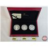 Image 8 : RCM 2012 $20 Fine Silver Three-Coin Set : The Queen's Diamond Jubilee ~ (COA #5929) (99.99%) (Swarov