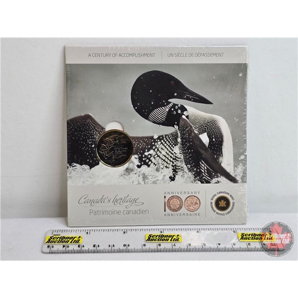 RCM 2008 : A Century of Accomplishment : Canada's Heritage : 1908-2008 Commemorative Medallion (SEE 