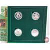 Image 2 : RCM 1996 Sterling Silver 50-Cent Sterling Silver Four-Coin Set : Discovering Nature : Little Wild On