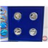 Image 2 : RCM 1998 Sterling Silver 50-Cent Sterling Silver Four-Coin Set : Canada's Ocean Giants (COA) (SEE PI