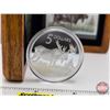 Image 2 : RCM 2004 : $5 Limited Edition Stamp & Coin Set : The Majestic Moose (COA #18560) (Fine Silver Proof 