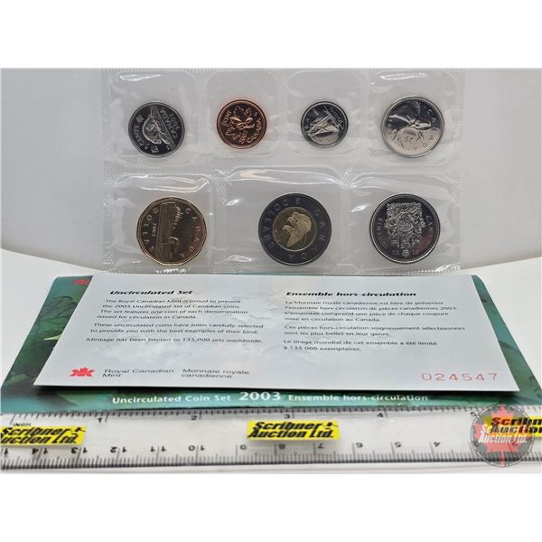 RCM 2003 Uncirculated Coin Set (SEE PICS!)  (Listing & Descriptions are a GUIDE ONLY and are subject