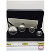 Image 1 : RCM 2004 Fine Silver Four-Coin Set : Arctic Fox (COA #7210) (99.99%) - 1 Ounce - 1/2 Ounce - 1/4 Oun