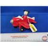 Image 2 : Viscount Rubber Mickey Mouse Plane (circa 1940's) (3-1/2"H) (SEE PICS!)  (Listing & Descriptions are