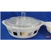 Image 2 : Casserole Dish Duo: - Pyrex Divided Serving Dish / Casserole (No Lid) : Black Star Atomic Compass Mo
