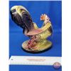 Image 2 : Vintage Hull Pottery Rooster Planter #54 (8"H) (SEE PICS!)