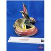 Image 2 : Vintage Hull Pottery Duck Planter #104 (9"H) (SEE PICS!)