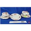 Image 1 : Royal Albert "Prairie Rose" China Set including Cake Plates, Tea Cups & Saucers, Platter (19 Total P