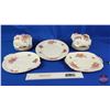 Image 2 : Royal Albert "Prairie Rose" China Set including Cake Plates, Tea Cups & Saucers, Platter (19 Total P