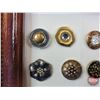 Image 2 : Framed Button Display (10-3/8"H x 8"W) (SEE PICS!)