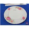 Image 8 : Paragon "Golden Emblem" China Set including Cake Plate, Creamer, Tea Cup & Saucer, Plates, etc (21 T