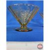Image 10 : Depression Glass (Yellow) (5 pieces) including Creamer, Tea Cup & Sherbet (3) (SEE PICS!)