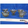 Image 1 : Depression Glass (Yellow) (5 pieces) including Creamer, Tea Cup & Sherbet (3) (SEE PICS!)