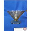 Image 7 : Depression Glass (Yellow) (5 pieces) including Creamer, Tea Cup & Sherbet (3) (SEE PICS!)