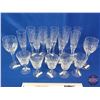 Image 2 : Stuart Crystal Wine Glasses (7) & Champagne Flutes (10) (SEE PICS!)