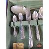 Image 8 : Community "White Orchid" Silverware w/Additional Serving Spoons & Community Wooden Case (SEE PICS!)