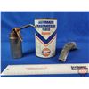 Image 1 : Petroliana Trio : Gulf ATF (Full), Oiler & Oil Can Spout  (Can Measures : 6-1/2"H x 4"Dia) (SEE PICS