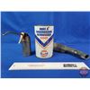 Image 2 : Petroliana Trio : Gulf ATF (Full), Oiler & Oil Can Spout  (Can Measures : 6-1/2"H x 4"Dia) (SEE PICS