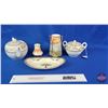 Image 2 : Nippon Tea Pots (2), Nippon Vase, Noritake Serving Dish & Hand Painted Shaker (SEE PICS!)