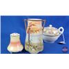 Image 8 : Nippon Tea Pots (2), Nippon Vase, Noritake Serving Dish & Hand Painted Shaker (SEE PICS!)
