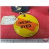 Image 2 : Assorted Petroliana Cans (6), Gas Pump Tag & Enamel Polish Paste Plate (SEE PICS!)