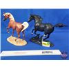Image 2 : Franklin Mint Horse (2) : My Friend Flicka & Black Beauty (SEE PICS!)