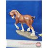 Image 2 : Franklin Mint Horse "Great Horses of The World" Series : Clydesdale (SEE PICS!)
