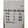 Image 8 : Wooden Display Rack (Made for Franklin Mint Horses) (30"H x 27"W x 8"D) (SEE PICS!)