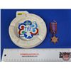Image 2 : Commemorative WWII Tactical Air Force "Richard Ginori" Ashtray & Military Campaign Medal (SEE PICS!)