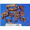 Image 1 : Brown Leather Holster, Shoulder Straps & Accessories (Mainly RCMP) (SEE PICS!)