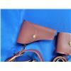 Image 3 : Brown Leather Holster, Shoulder Straps & Accessories (Mainly RCMP) (SEE PICS!)