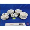 Image 2 : Limoges "Haviland" China Set including Demitasse Cups & Saucers, Plates, Creamer, Dessert Plates, Fr