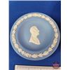 Image 2 : Wedgwood Collector Plates (2) : QE2 Silver Jubilee & Lord Mountbatten Pin Dish (SEE PICS!)