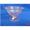 Image 7 : Hazel Atlas Royal Lace Depression Glass Pink Sherbet Dishes (5) (SEE PICS!)