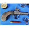 Image 8 : ANTIQUE POCKET PISTOLS : Smith of London Percussion Cap .55cal c/w Wooden Carry Case, Nipple/Barrel