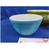 Image 3 : Pyrex Mixing Bowls (3) : Spring Blossom 403, Old Orchard 423 & Blue 401 (SEE PICS!)