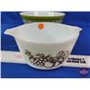 Image 8 : Pyrex Mixing Bowls (3) : Spring Blossom 403, Old Orchard 423 & Blue 401 (SEE PICS!)