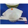 Image 9 : Pyrex Mixing Bowls (3) : Spring Blossom 403, Old Orchard 423 & Blue 401 (SEE PICS!)
