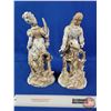 Image 3 : Antique Triebner, ENS & Eckhert Volkstedt Porcelain Figurines (c.1877-1894) (Made in Germany) (Note: