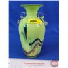 Image 1 : Dalian Art Glass Vase (8"H) (SEE PICS!)
