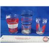 Image 2 : Glass Tumblers (Red) (3) (SEE PICS!)