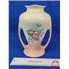 Image 3 : HULL Pottery Vase/Urn "Wildflower" : Double Handle (9-1/4"H)  (SEE PICS!)