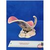 Image 1 : HULL Pottery : Blossom Flite : Pink Cornucopia (6-1/2"H)  (SEE PICS!)