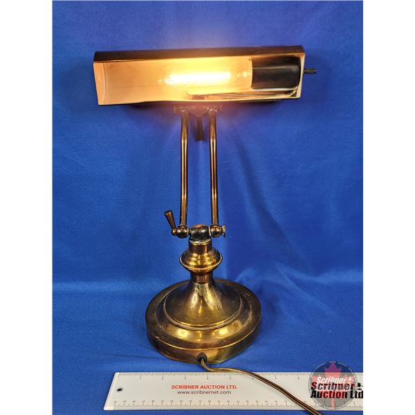 Vintage Brass Desk Lamp (SEE PICS!)