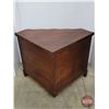 Image 8 : Vintage Wooden Hand Made Corner Cabinet/Server  (30"H x 42-3/4"W x 26-3/4"D) (SEE PICS!)